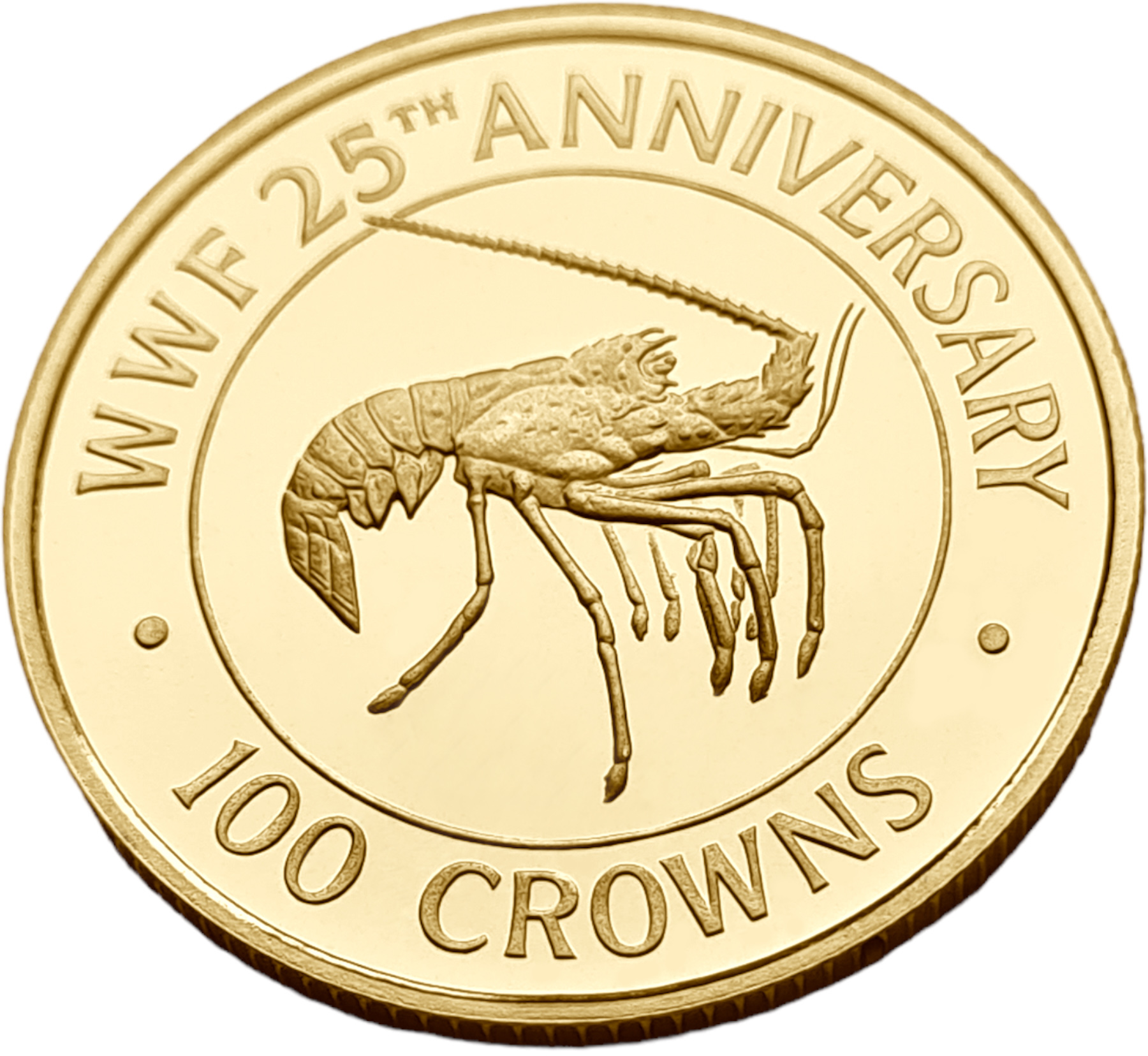 картинка Теркс и Кайкос. 100 Крон 1988 г. Золото. 10.0 г*0.917 0.2948 oz. Пруф! от магазина Одежда+