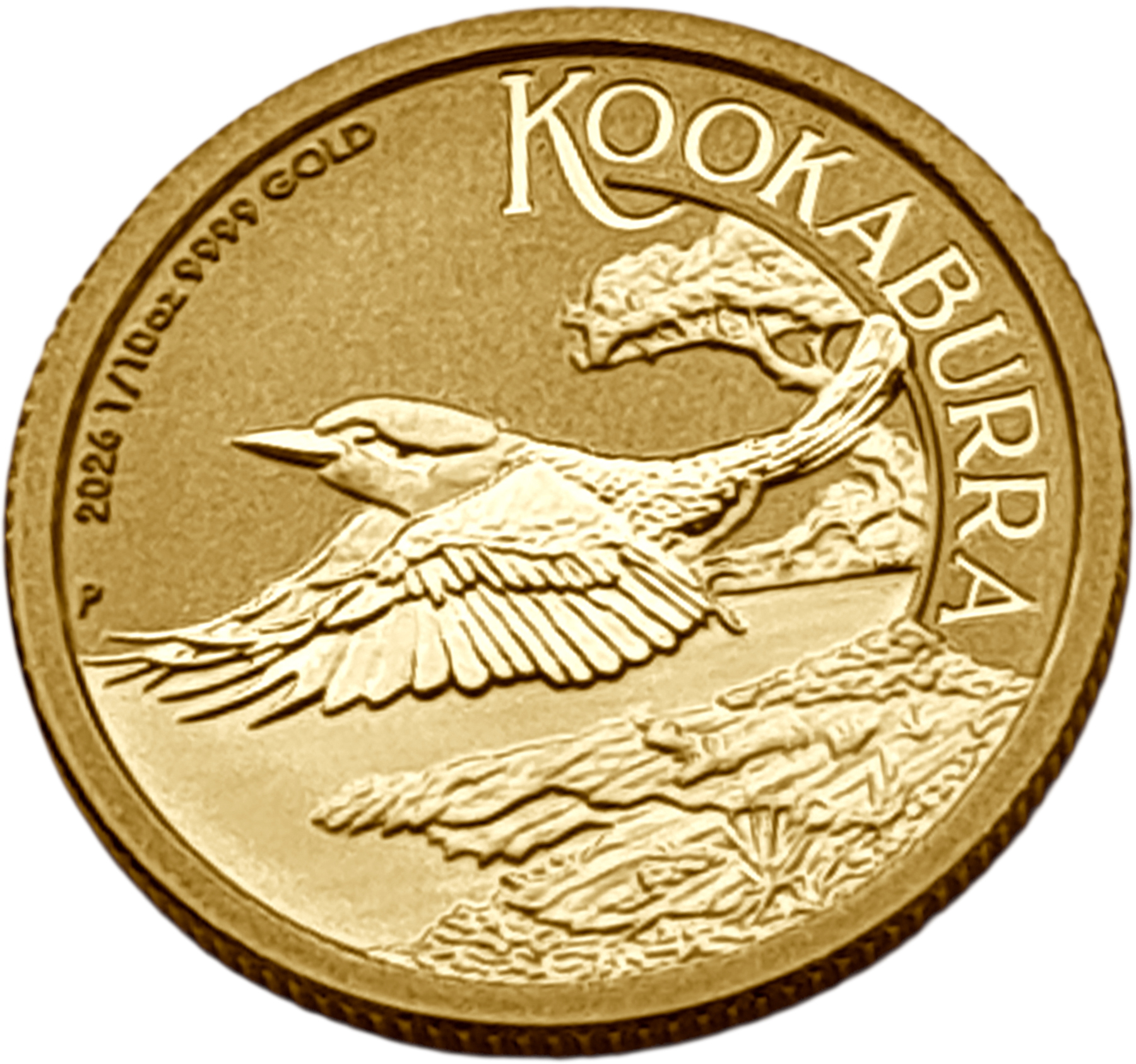 картинка Австралия. 15 Долларов 2025 г. Золото. 3.11 г*0.9999 0.1 oz. Кукабара! Новейший Выпуск! от магазина Одежда+