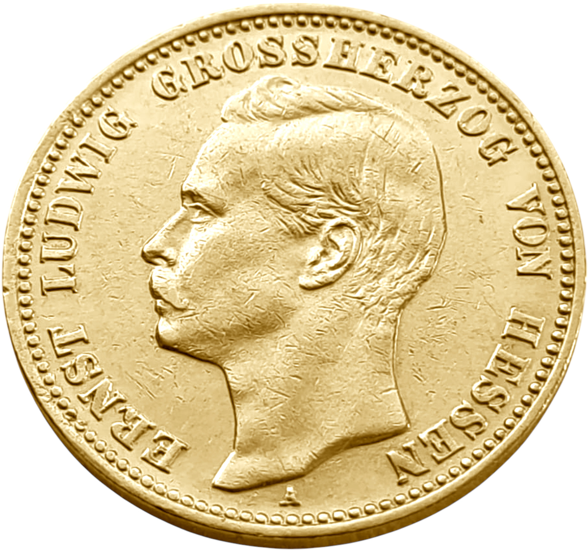 картинка Гессен. 20 Марок 1905 г. Золото. 7.965 г*0.900 0.2305 oz. от магазина Одежда+