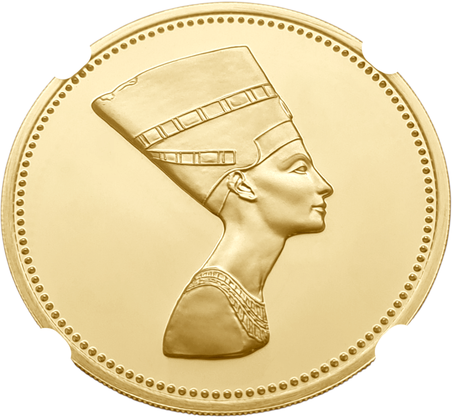 картинка Египет. 100 Фунтов 1983 г. Золото 17.15 г*0.900 0.4962 oz. Нефертити! СЛАБ NGC PF 69 ULTRA CAMEO! от магазина Одежда+