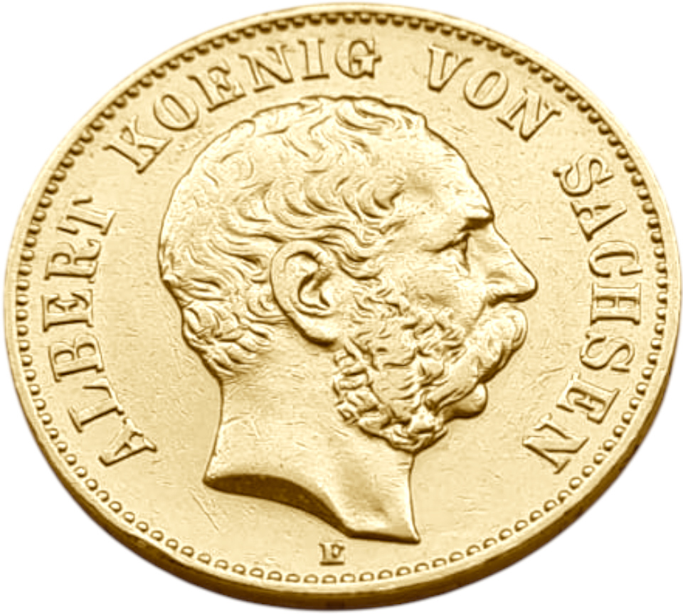 картинка Саксония. 20 Марок 1894 г. Золото. 7.965 г*0.900 0.2305 oz. от магазина Одежда+