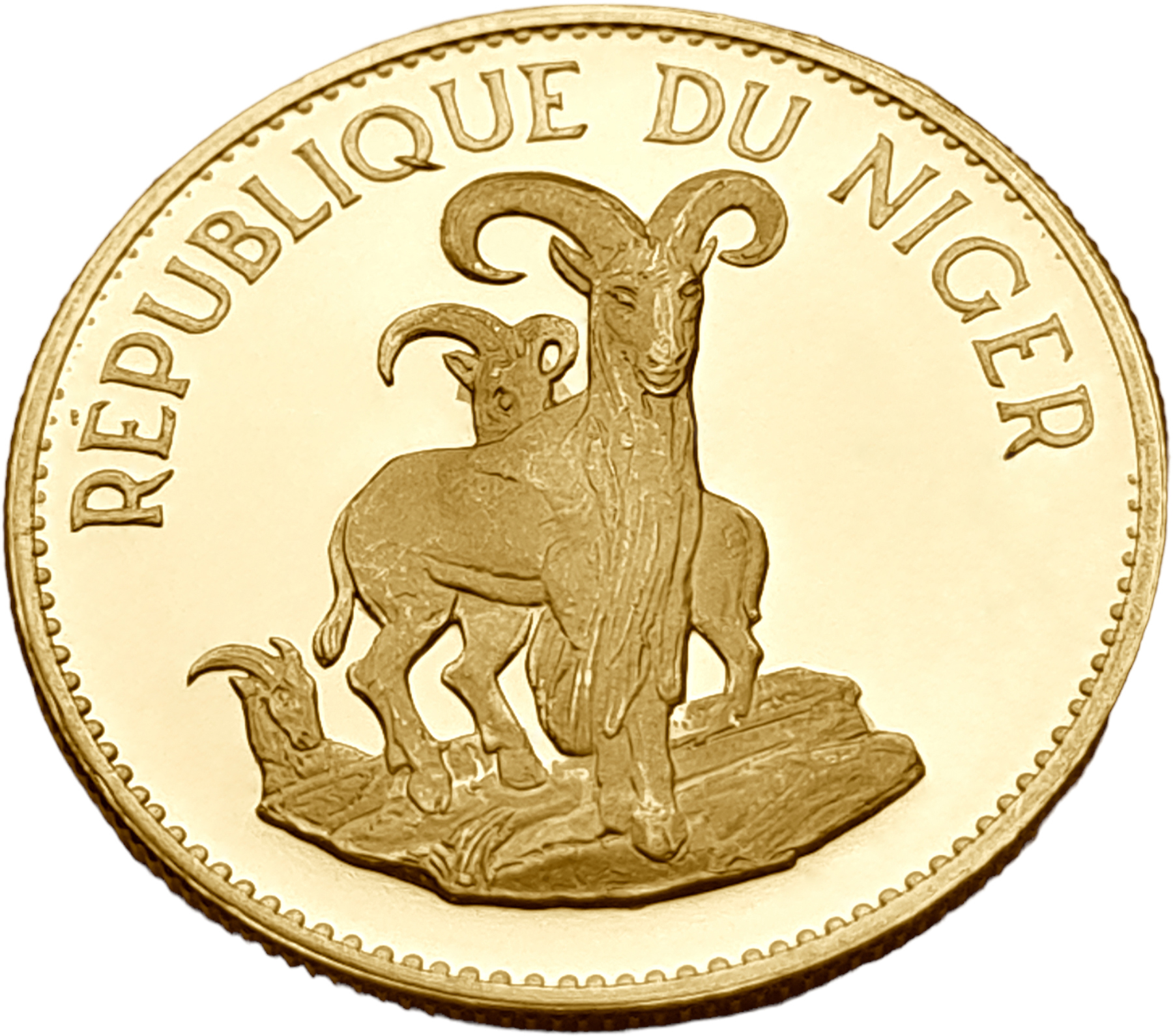 картинка Нигер. 25 Франков 1968 г. Золото. 8.0 г*0.900 0.2315 oz. ТИРАЖ 1000 ЭКЗ! от магазина Одежда+
