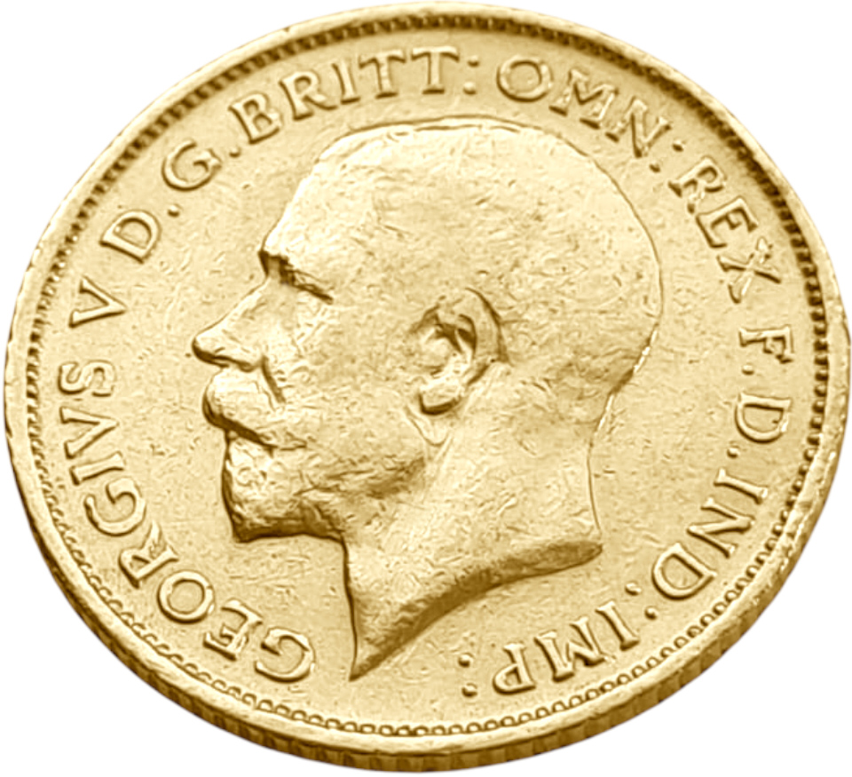 картинка Великобритания. 1/2 Соверена 1911 г. Золото. 3.994 г*0.9167 0.1177 oz. от магазина Одежда+