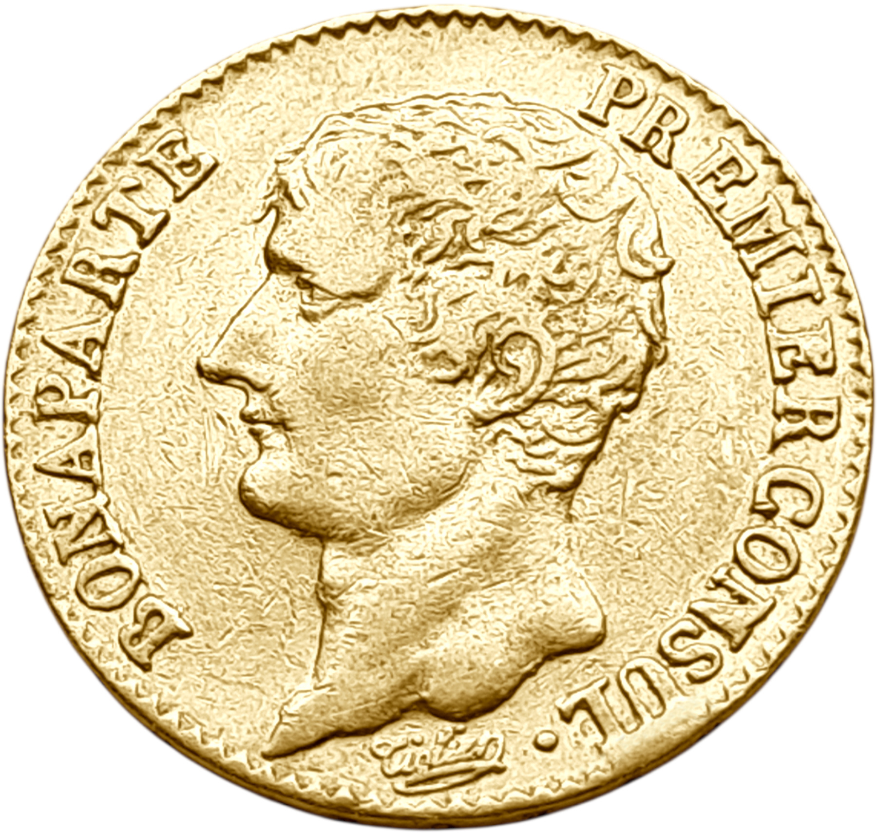 картинка Франция. 20 Франков 1803(AN12) г. Золото 6.4516 г*0.900 0.1867 oz. Наполеон-Первый Консул! от магазина Одежда+