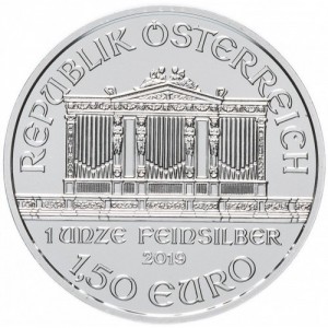 картинка 1.5 евро 2008 - 2024 гг. Венская Филармония,  Ag 31.1 г. от магазина Одежда+