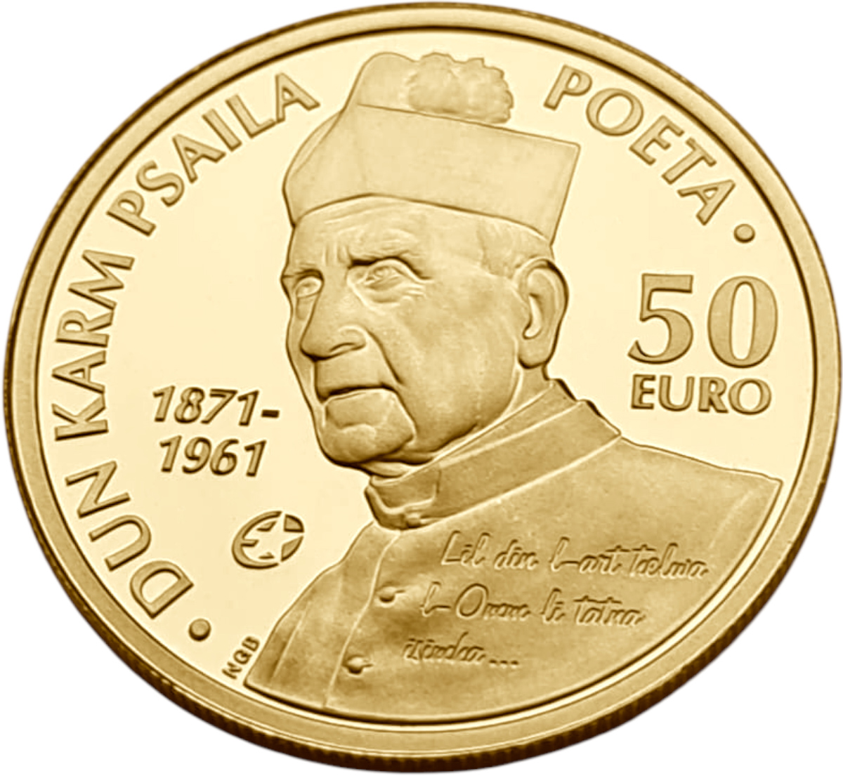 картинка Мальта. 50 Евро 2013 г. Золото. 6.5 г*0.916 0.1914 oz. от магазина Одежда+