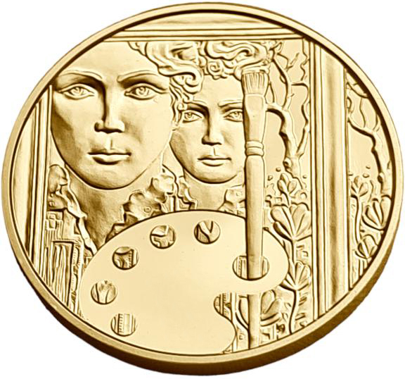 картинка Австрия. 50 Евро 2023 г. Золото. 7.89 г*0.986 0.25 oz. от магазина Одежда+