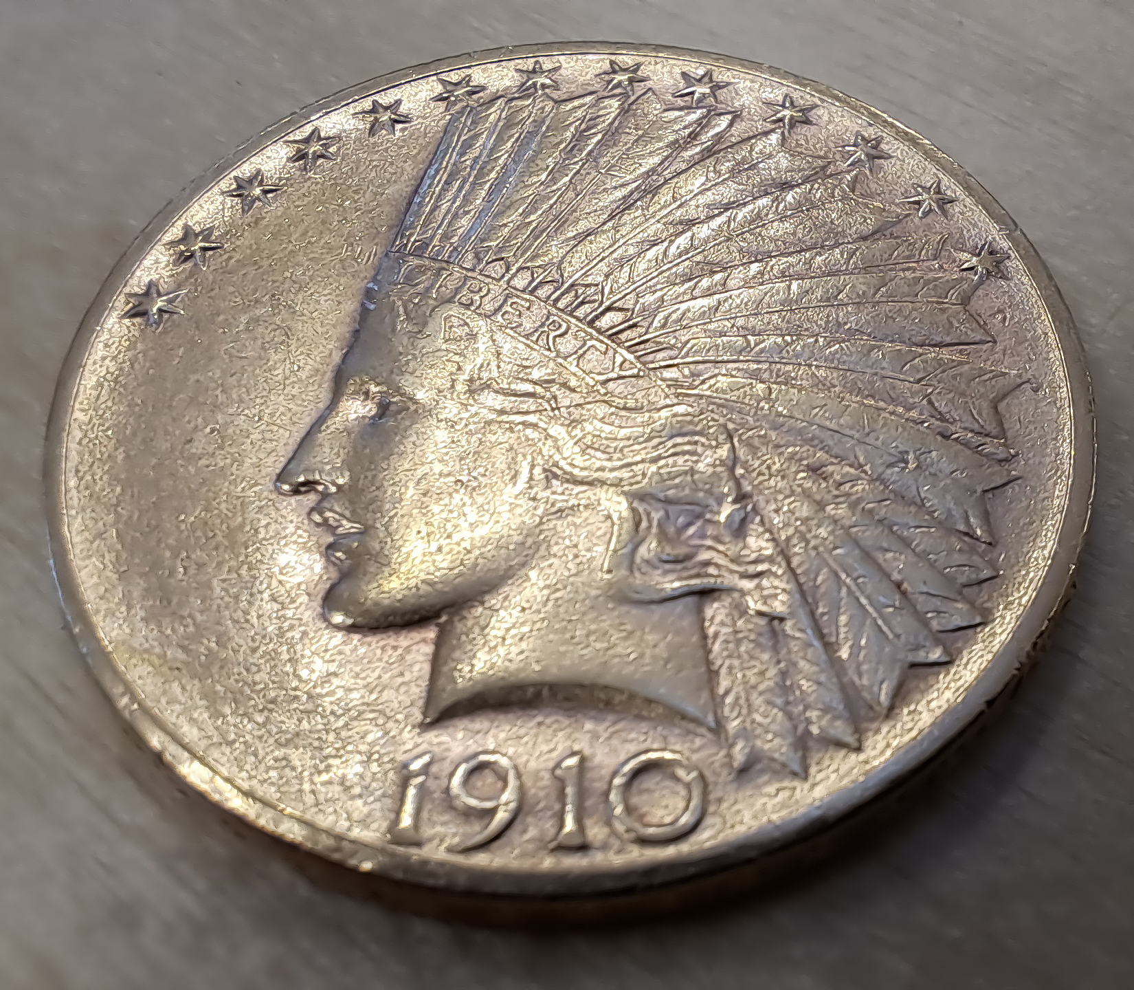 картинка 10 долларов, США. Индеец. Au 15.05 от магазина Одежда+