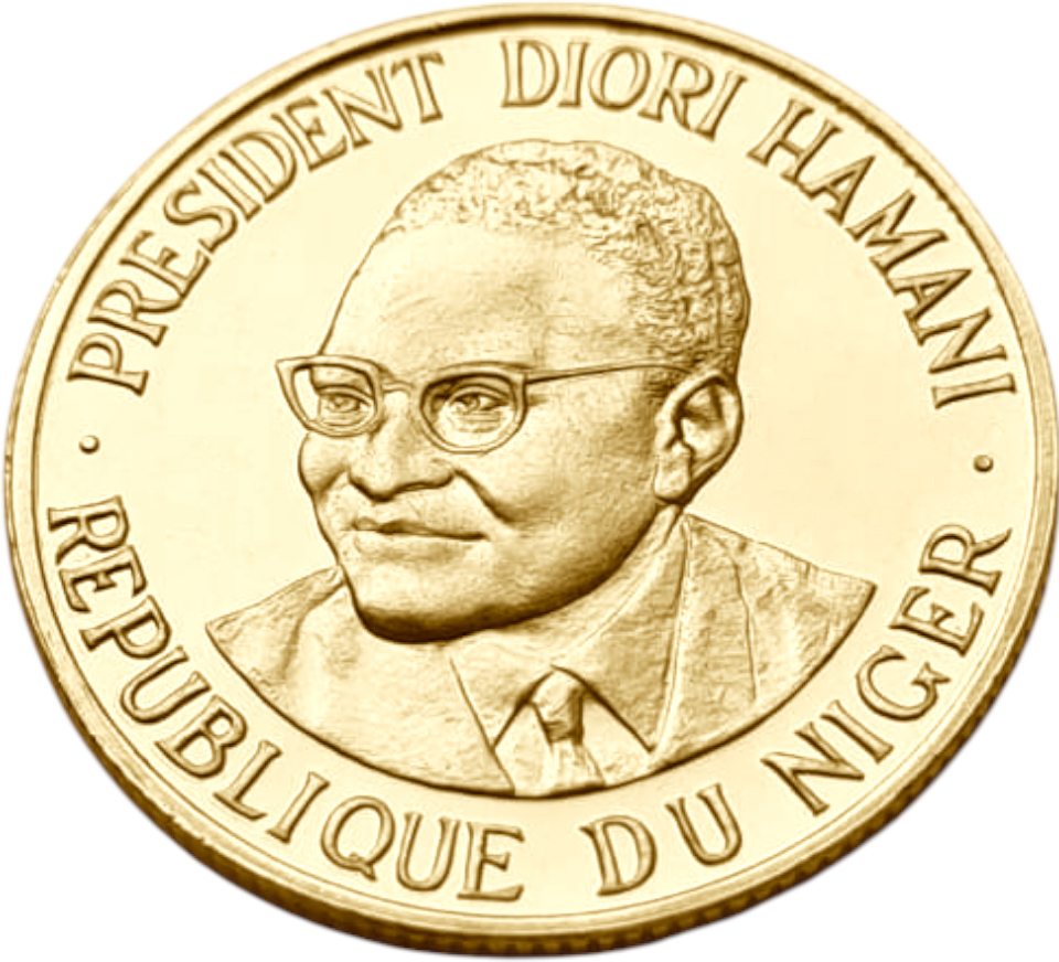 картинка Нигер. 25 Франков 1960 г. Золото. 8.0 г*0.900 0.2315 oz. ТИРАЖ 1000 ЭКЗ! от магазина Одежда+