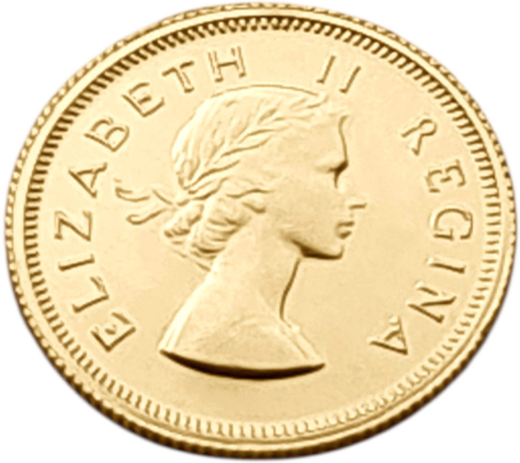 картинка ЮАР. 1/2 Фунта 1958 г. Золото. 3.994 г*0.917 0.1177 oz. от магазина Одежда+