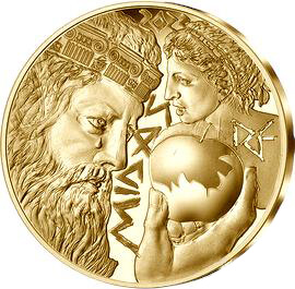 картинка Франция. 50 Евро 2023 г. Золото. 7.78 г*0.999 0.25 oz. Царь Мидас! ТИРАЖ 500 ЭКЗ! от магазина Одежда+