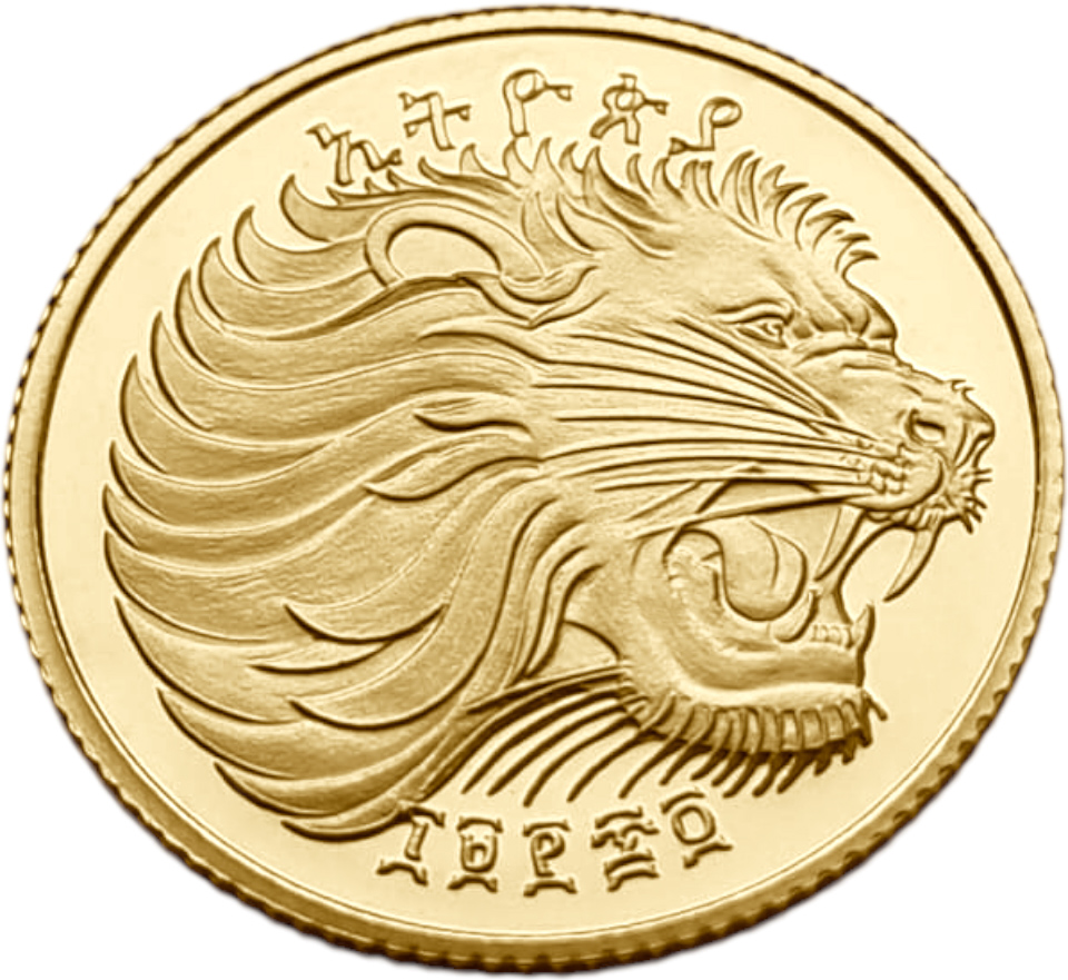 картинка Эфиопия. 200 Бирр 1982 г. Золото. 7.13 г*0.900 0.2063 oz. Футбол! от магазина Одежда+