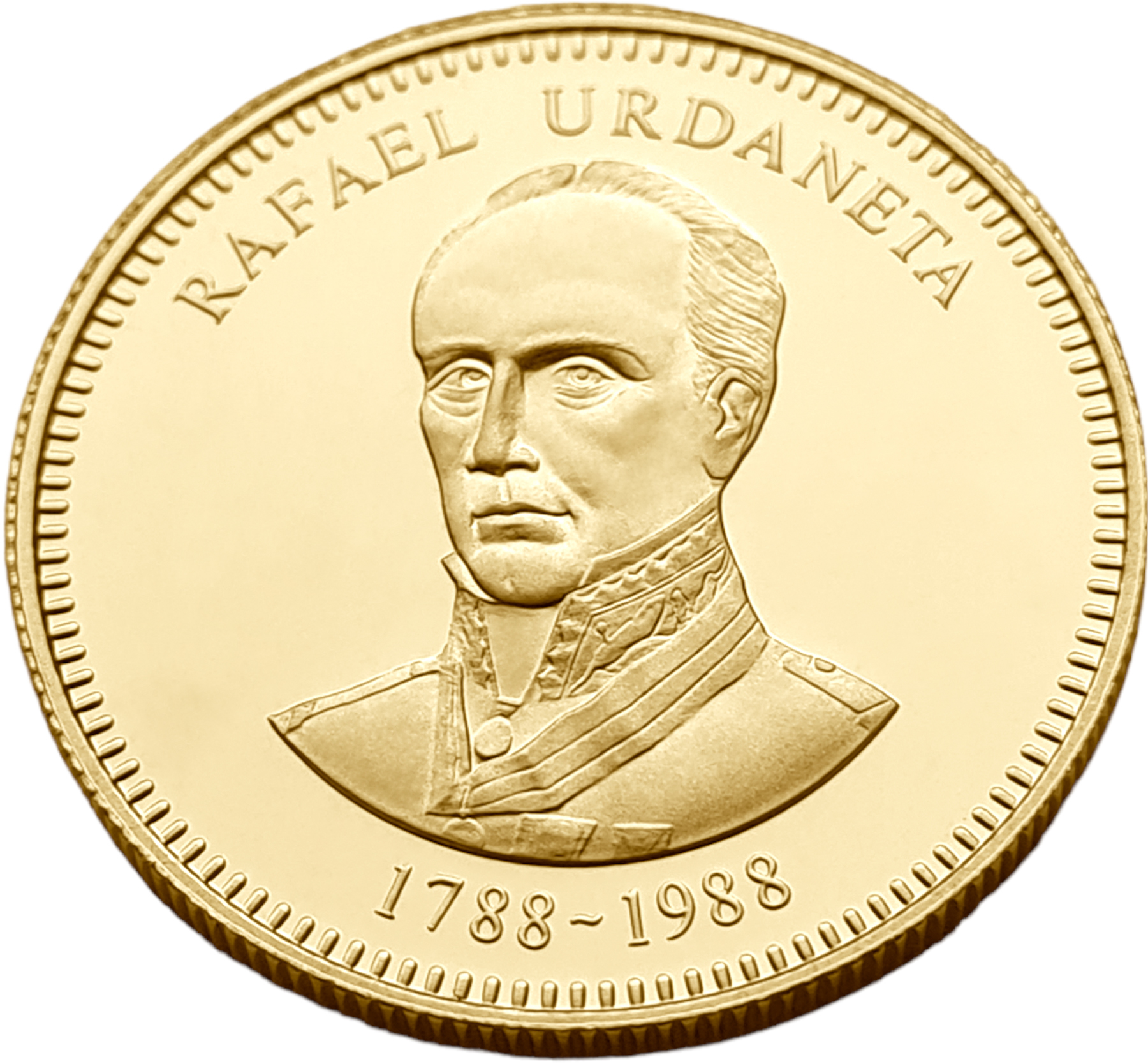 картинка Венесуэла. 5000 Боливаров 1988 г. Золото. 15.55 г*0.900 0.45 oz. Рафаэль Урданета! от магазина Одежда+