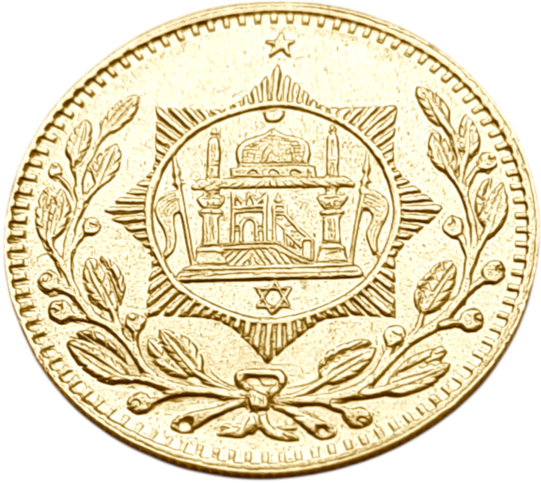 картинка Афганистан. 1 Тилла 1918 (1336) г. Золото. 4.6 г*0.900 0.1331 oz. от магазина Одежда+