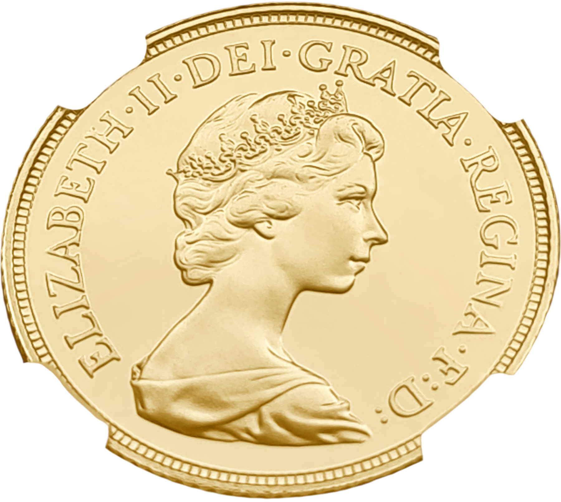 картинка Великобритания. 1 Соверен 1983г. Золото 7.988 г*0.917 0.2355 oz. Пруф! СЛАБ NGC PF 69 ULTRA CAMEO! от магазина Одежда+