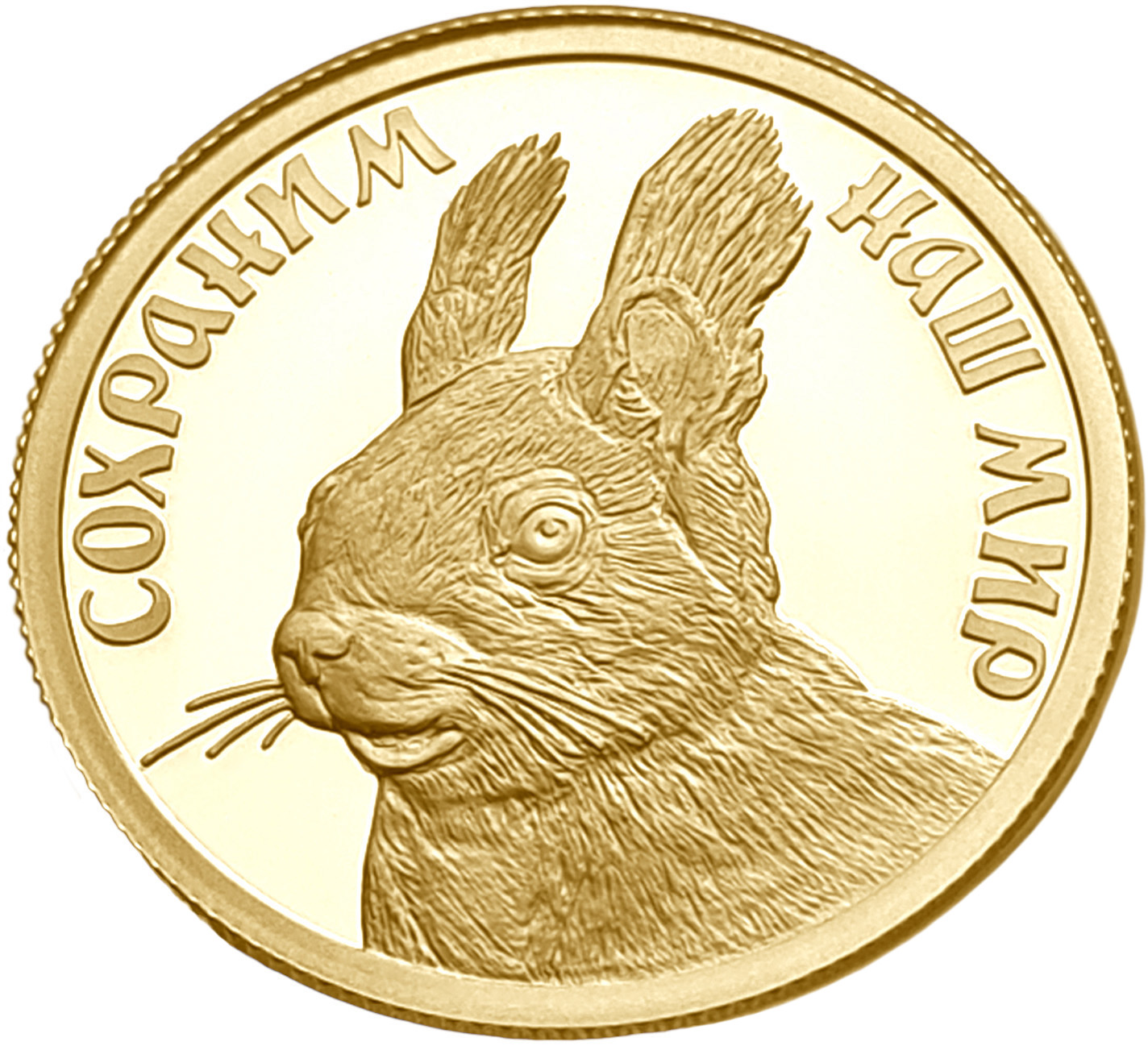 картинка Россия. 50 Рублей 2023г. Золото. 7.89г*0.999 0.25 oz. Белка! ТИРАЖ 1000 ЭКЗ! от магазина Одежда+