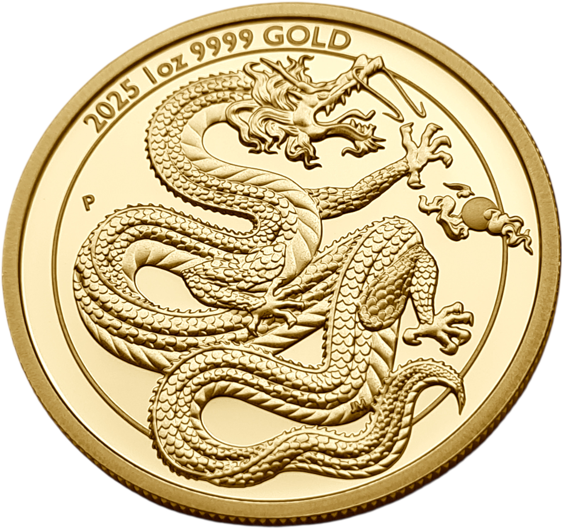 картинка Австралия. 100 Долларов 2025г. Золото. 31.107 г* 0.9999 1.0 oz. Дракон! Пруф! Сертификат! ТИРАЖ 188 ЭКЗ! от магазина Одежда+