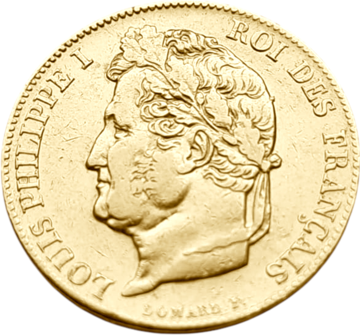 картинка Франция. 20 Франков 1840 г. Золото. 6.45161 г*0.900 0.1867 oz. от магазина Одежда+