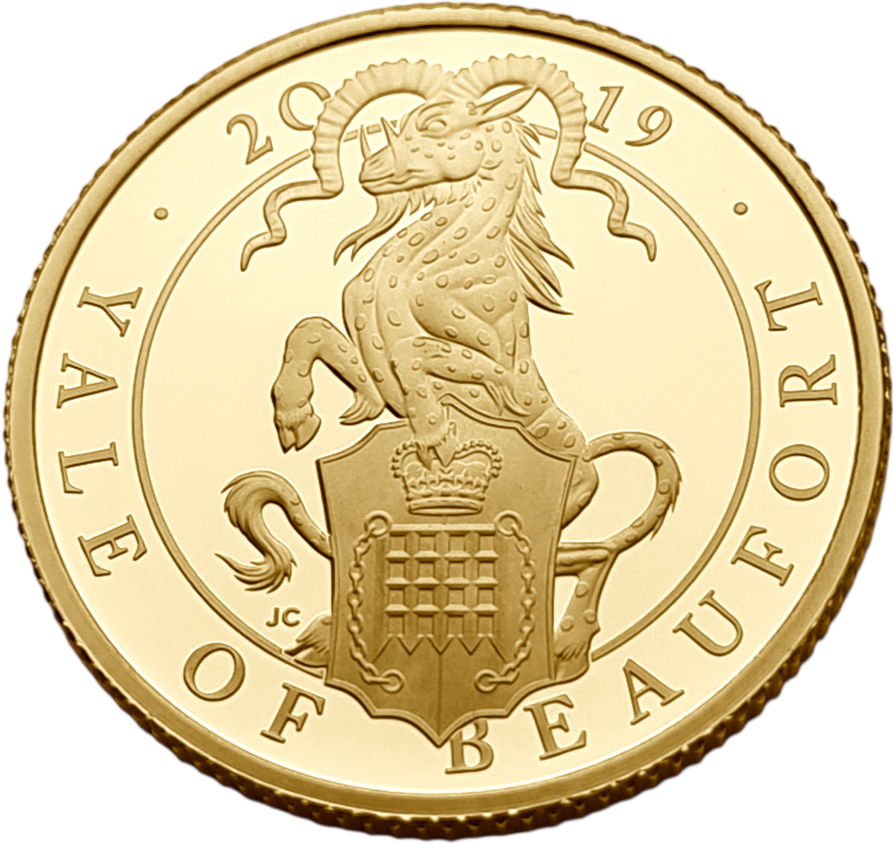 картинка Великобритания. 25 Фунтов 2019г. Золото. 7.8 г*0.9999 0.2508 oz. Йель Бофорта! Пруф! Сертификат! от магазина Одежда+