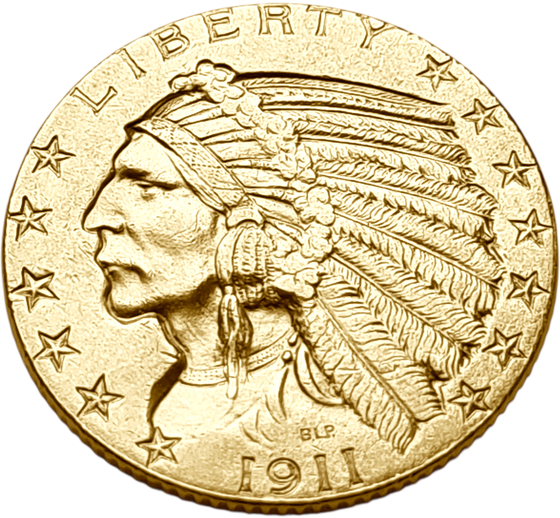 картинка США. 5 Долларов 1911 г. Золото. 8.359 г*0.900 0.2419 oz. от магазина Одежда+
