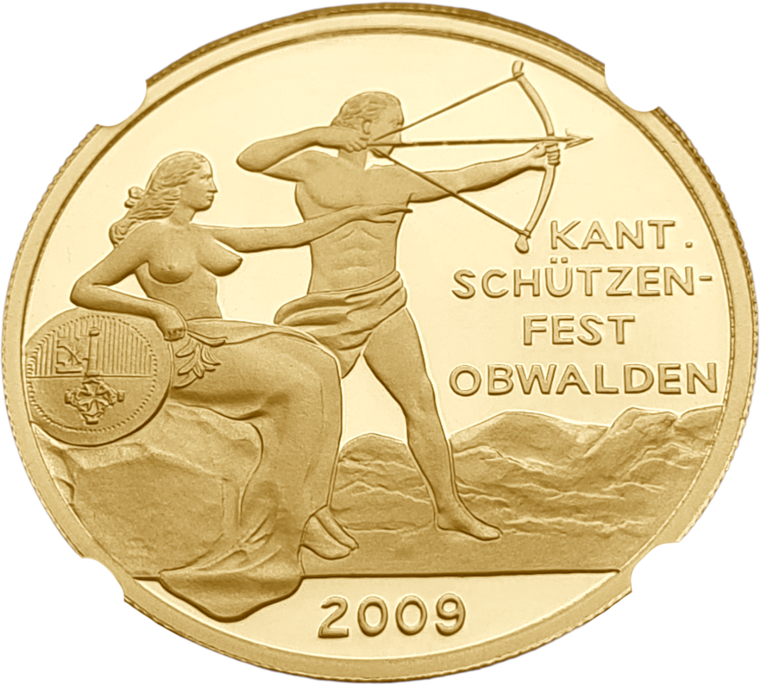 картинка Швейцария. 500 Франков 2009г. Золото. 19.59 г*0.9999 0.6297 oz. ТИРАЖ 175 ШТ! СЛАБ NGC PF 68 ULTRA CAMEO! от магазина Одежда+