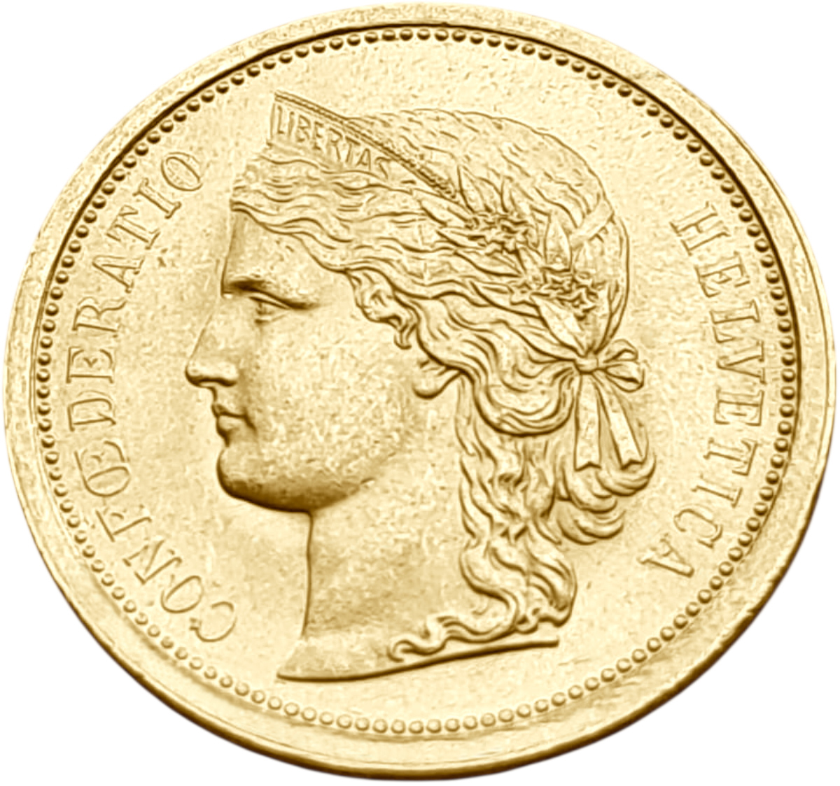 картинка Швейцария. 20 Франков 1886 г. Золото. 6.452 г*0.900 0.1867 oz. от магазина Одежда+