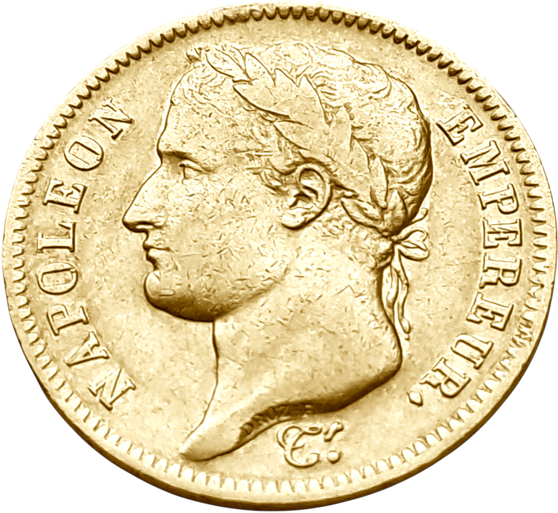 картинка Франция. 40 Франков 1812 г. Золото. 12.9039 г*0.900 0.3734 oz. от магазина Одежда+