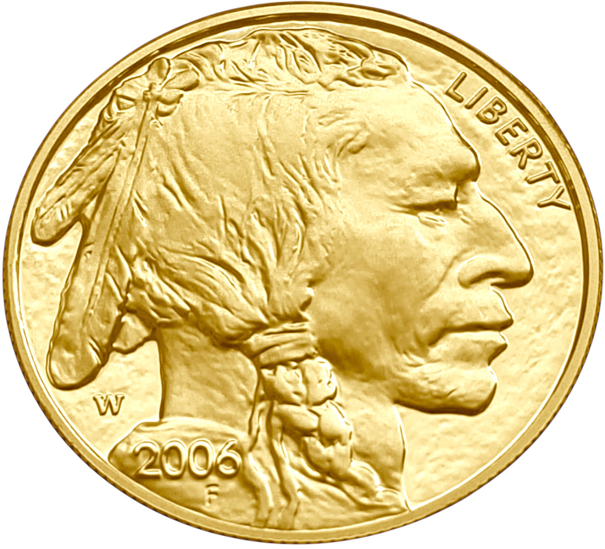 картинка США. 50 Долларов 2006 г. Золото. 31.1035 г*0.9999 1.0 oz. Баффало! Пруф! СЛАБ NGC PF 70 ULTRA CAMEO! от магазина Одежда+