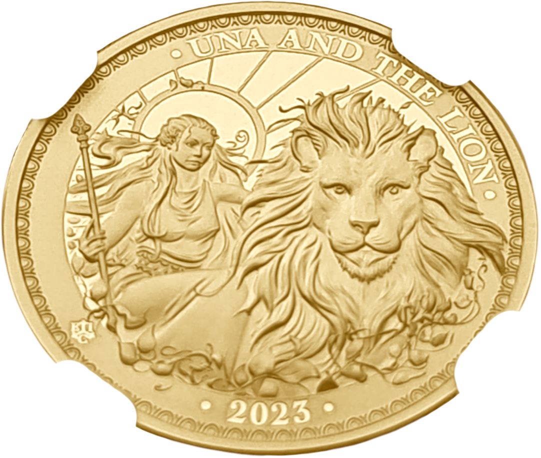 картинка Остров Святой Елены. 2 Фунта 2023г. Золото 7.776 г* 0.9999 0.25 oz. Слаб NGC PF70 ULTRA CAMEO! ТИРАЖ 499 ШТ! от магазина Одежда+