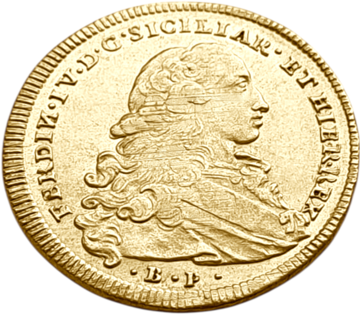 картинка Неаполитанское Королевство (Неаполь). 6 Дукатов 1775 г. Золото. 8.8 г*0.907 0.2566 oz. от магазина Одежда+