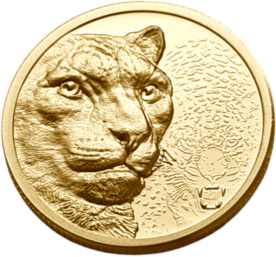 картинка Монголия. 1000 Тугриков 2024г. Золото. 3.11г*0.9999 0.1 oz. Снежный Барс! Высокий Рельеф! ТИРАЖ 999 ЭКЗ! от магазина Одежда+