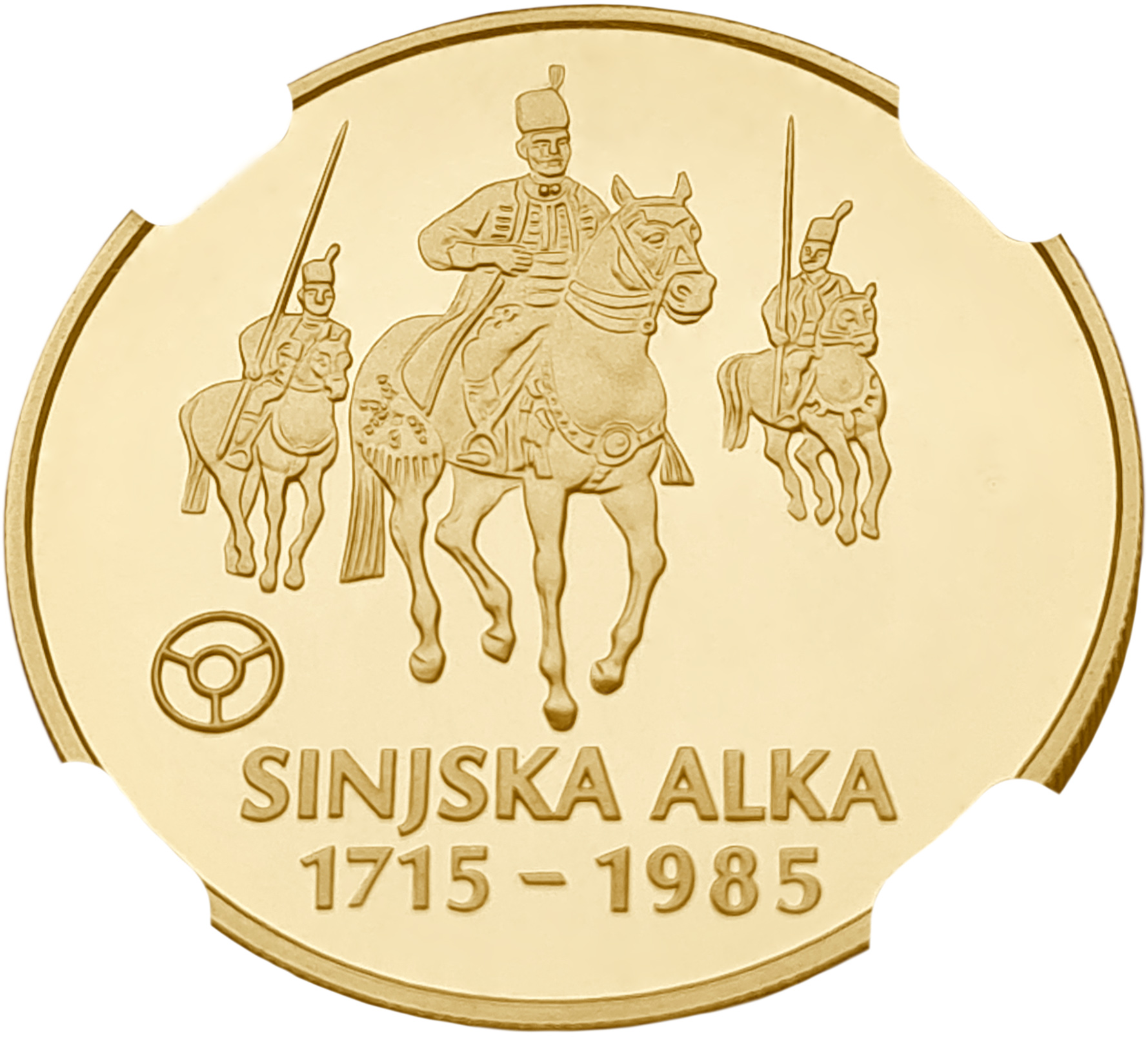 картинка Югославия. 40000 Динаров 1985г. Золото. 14.0 г*0.900 0.4051 oz. СЛАБ NGC PF 68 ULTRA CAMEO! от магазина Одежда+