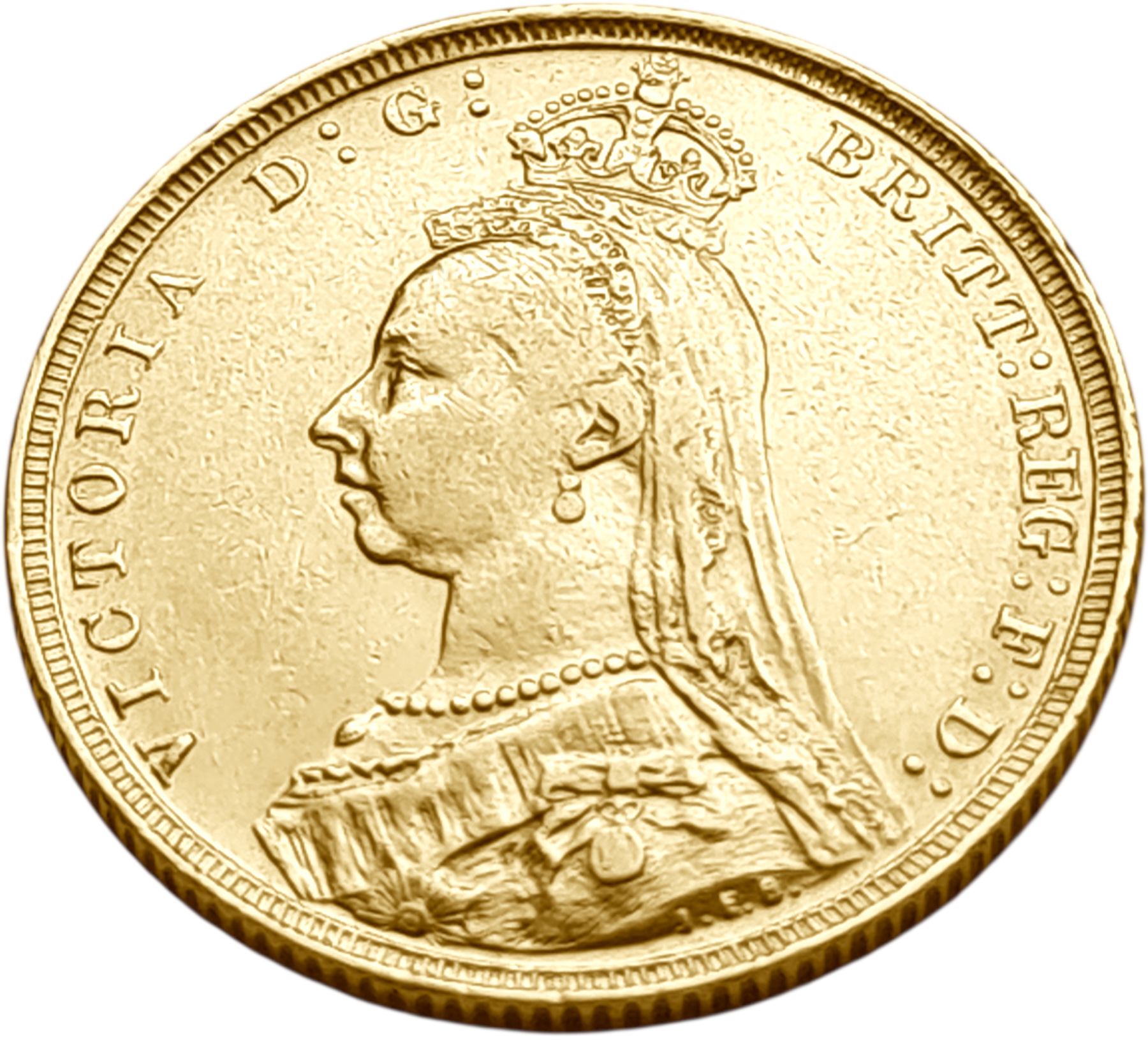картинка Великобритания. 1 Соверен 1889 г. Золото. 7.9881 г*0.9167 0.2355 oz. от магазина Одежда+