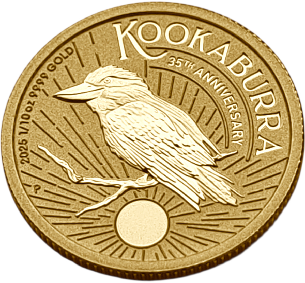 картинка Австралия. 15 Долларов 2025 г. Золото. 3.11 г*0.9999 0.1 oz. Кукабара! Новейший Выпуск! от магазина Одежда+