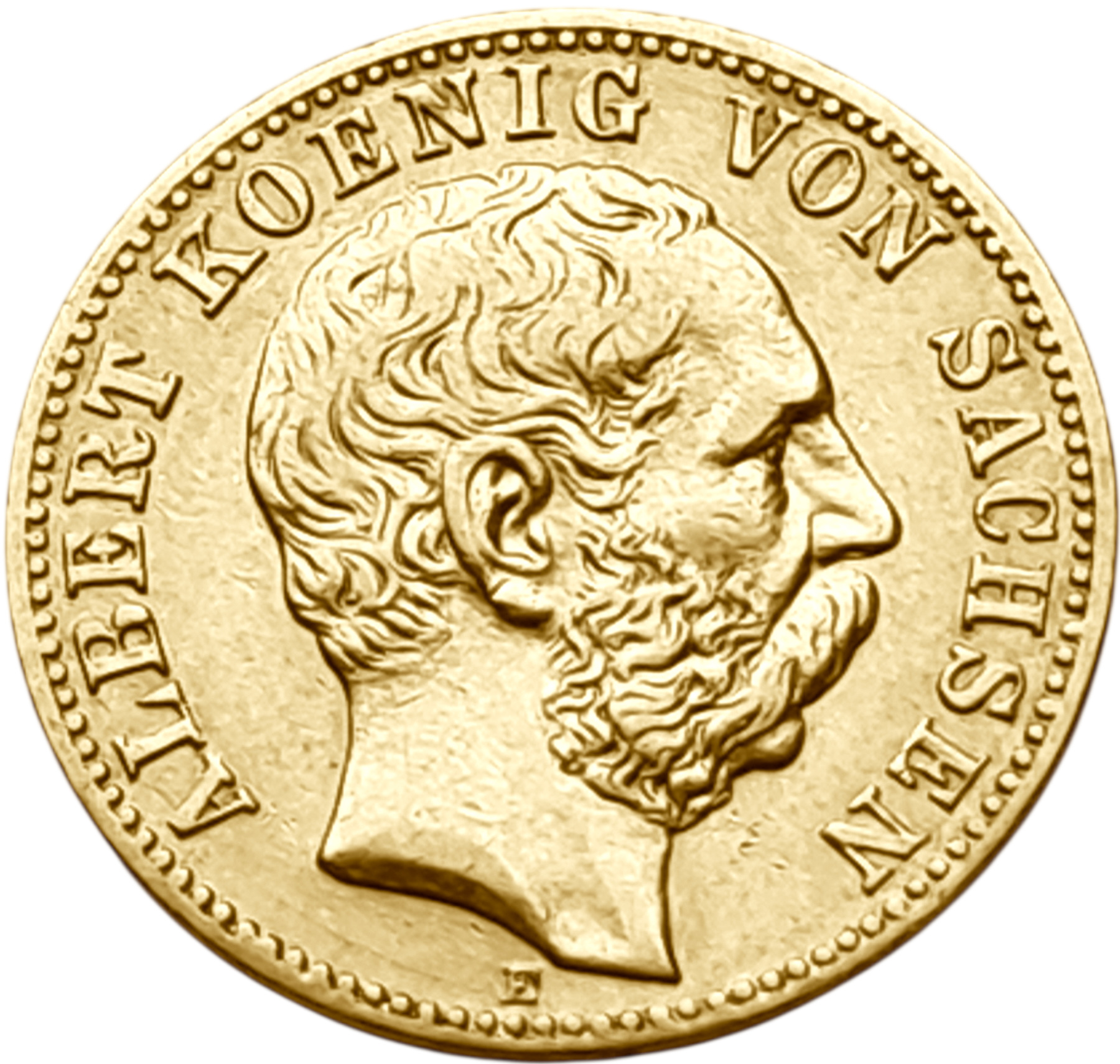 картинка Саксония. 10 Марок 1877 г. Золото. 3.982 г*0.900 0.1152 oz. от магазина Одежда+