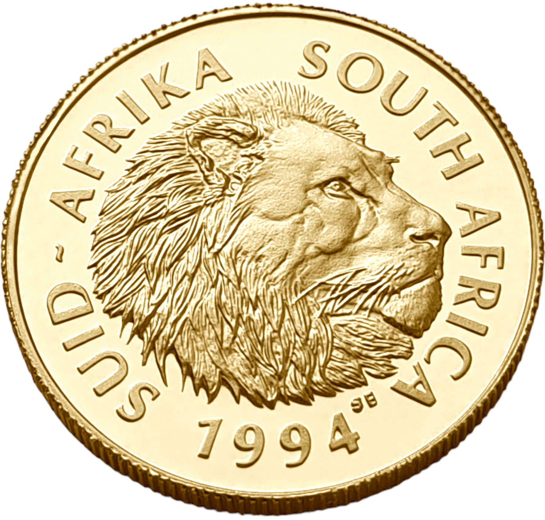 картинка ЮАР. 1/4 Унции 1994 г. Золото. 7.78 г*0.9999 0.25 oz. Натура! Лев! от магазина Одежда+