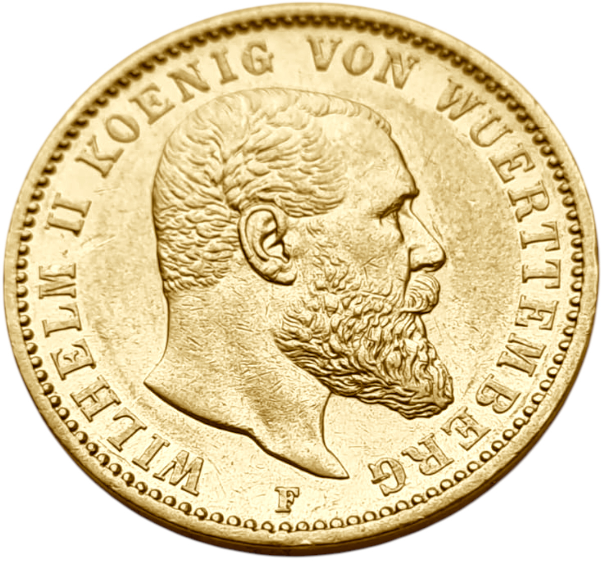 картинка Вюртемберг. 20 Марок 1894 г. Золото. 7.965 г*0.900 0.2305 oz. от магазина Одежда+