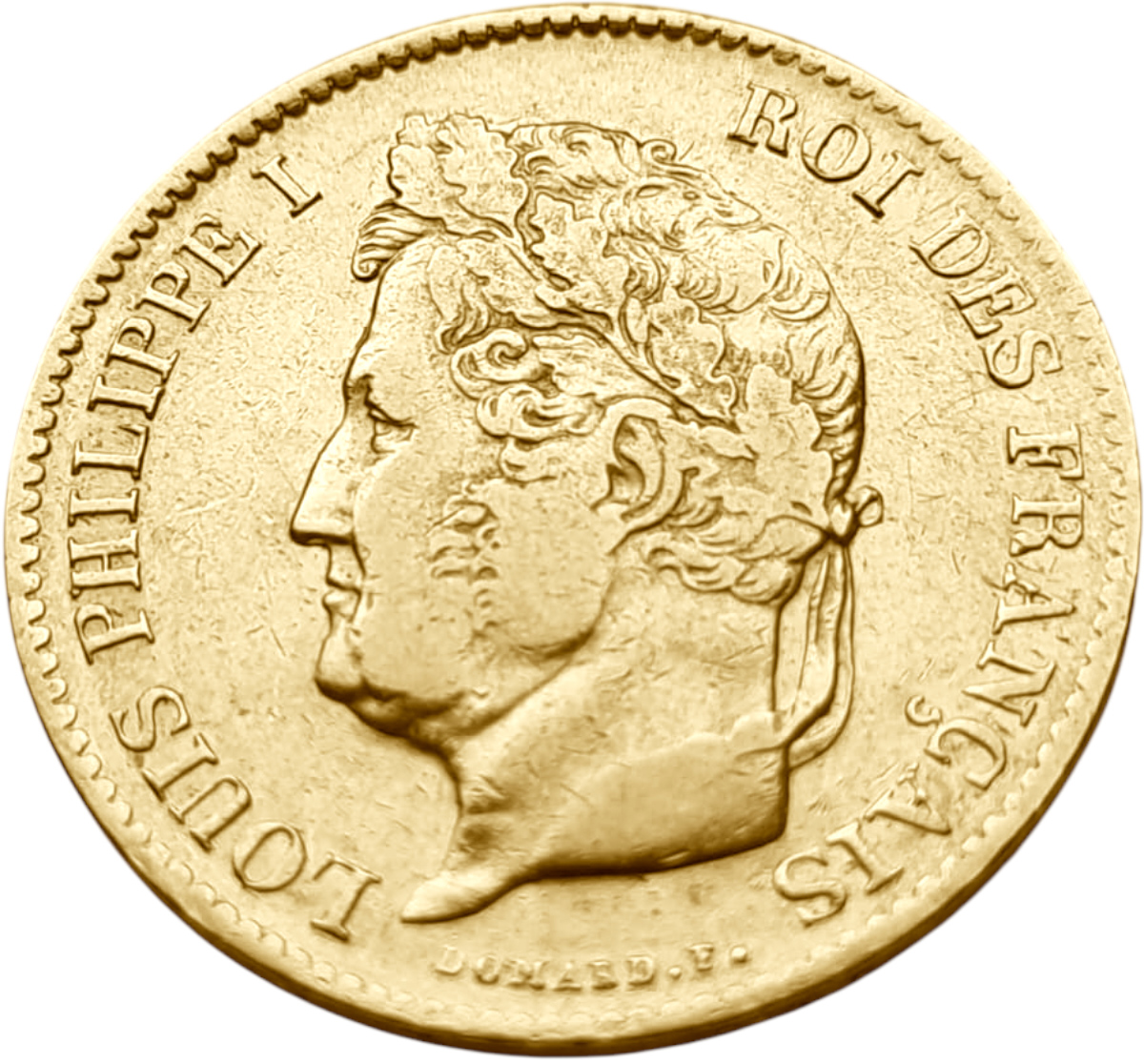 картинка Франция. 40 Франков 1836 г. Золото. 12.90322 г*0.900 0.3734 oz. от магазина Одежда+