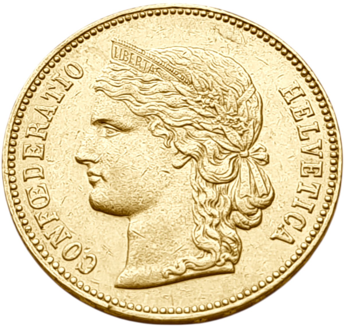 картинка Швейцария. 20 Франков 1890 г. Золото. 6.452 г*0.900 0.1867 oz. от магазина Одежда+