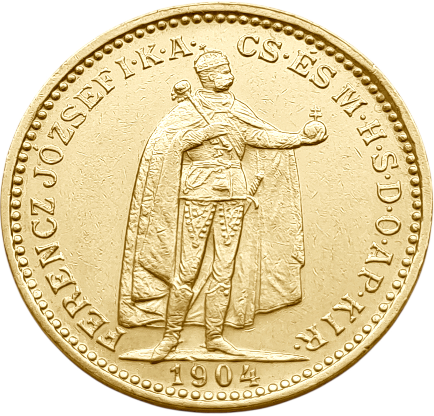 картинка Венгрия. 20 Корон 1904 г. Золото. 6.775 г*0.900 0.196 oz. от магазина Одежда+