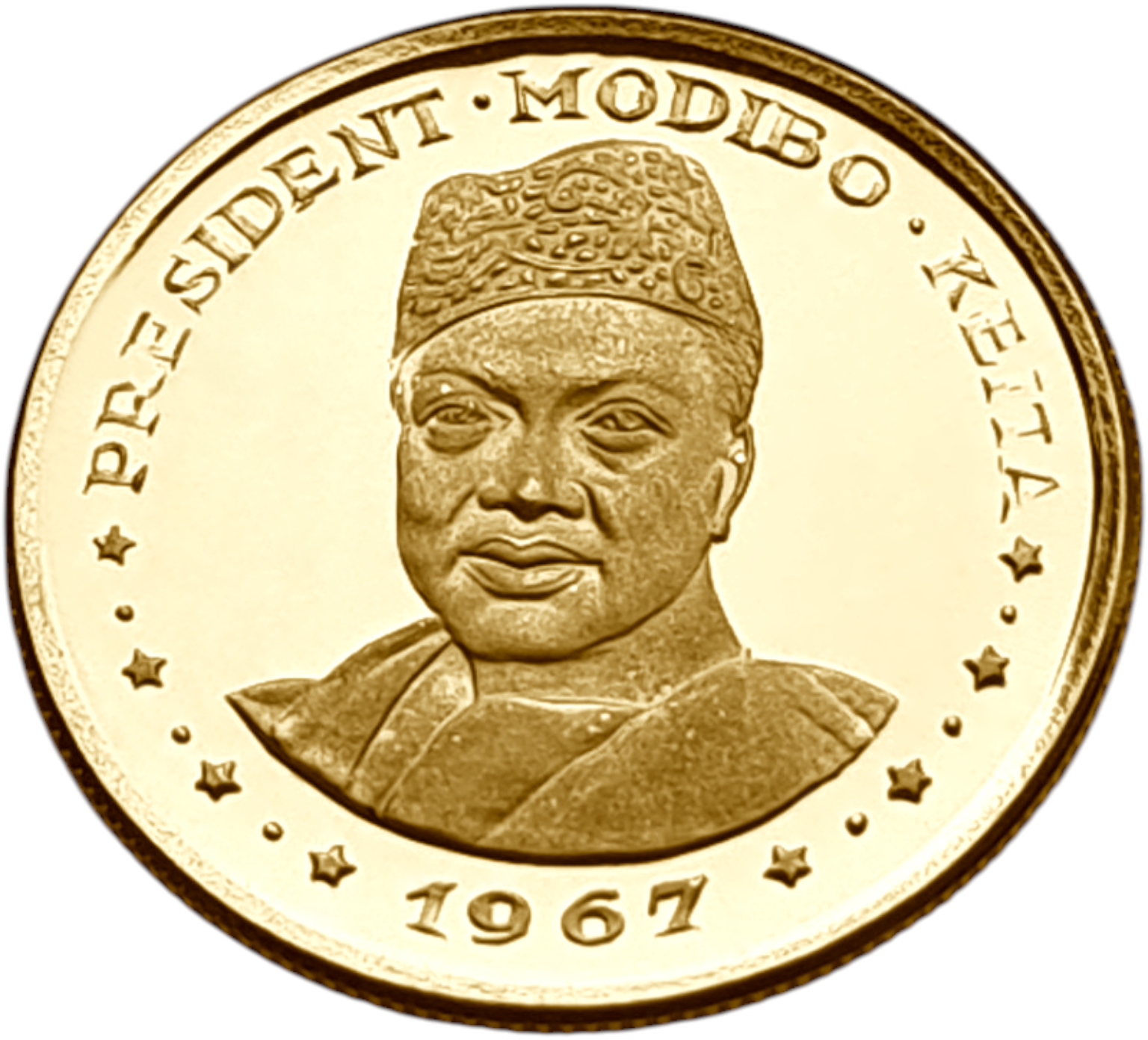 картинка Мали. 10 Франков 1967 г. Золото. 3.2 г*0.900 0.0926 oz. от магазина Одежда+