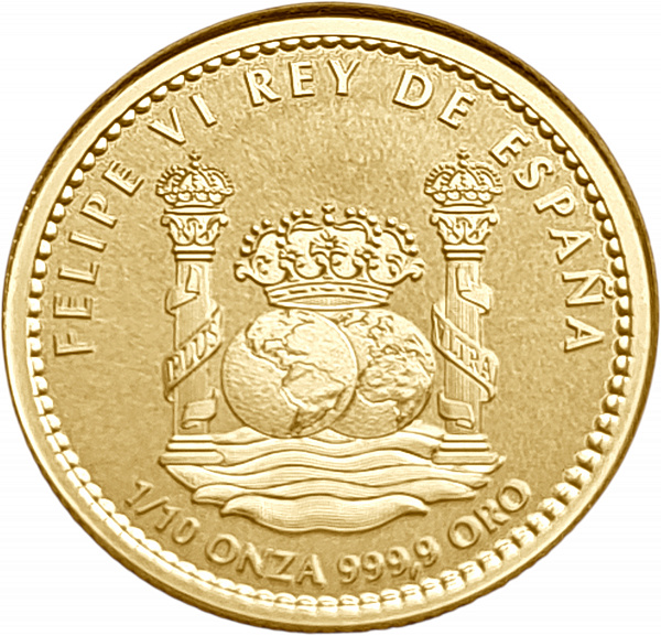 картинка Испания. 15 Центов 2026 г. Золото. 3.111 г*0.9999 0.1 oz. Медведь! от магазина Одежда+ 2