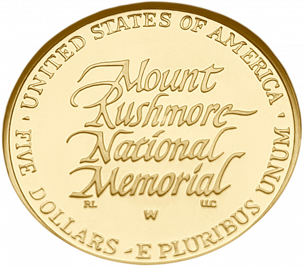 картинка США. 5 Долларов 1991 г. Золото. 8.359 г*0.900 0.2419 oz. Рашмор! СЛАБ NGC PF 69 ULTRA CAMEO! от магазина Одежда+ 2