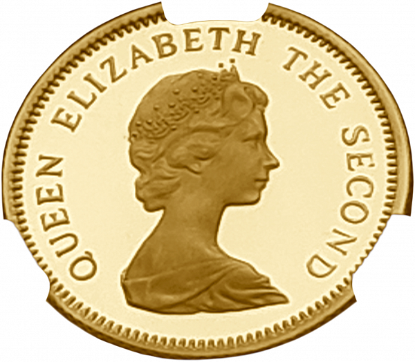 картинка Фолкленды. 1 Фунт 1974 г. Золото. 7.99 г*0.917 0.2356 oz. СЛАБ CPRC PF 66 ULTRA CAMEO! от магазина Одежда+ 2