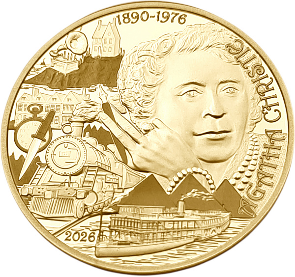 картинка Франция. 50 Евро 2026 г. Золото 7.78 г*0.999 0.25 oz. Агата Кристи! Пруф! Сертификат! Тираж 500 ЭКЗ! от магазина Одежда+