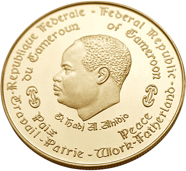 картинка Камерун. 3000 Франков 1970 г. Золото. 10.5 г*0.900 0.3038 oz. Пруф! от магазина Одежда+