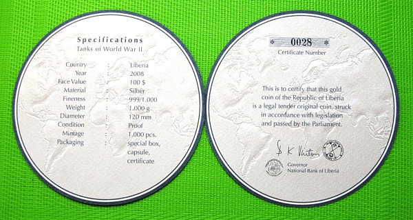 картинка Танк Т-34 килограмм серебра от магазина Одежда+ 5