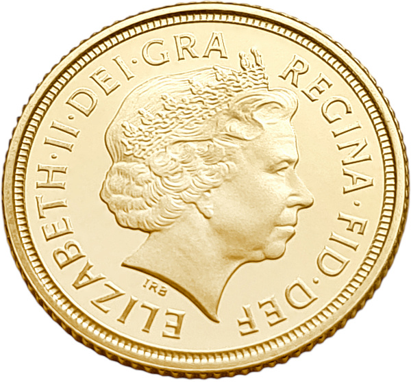 картинка Великобритания. 1/2 Соверена 2013 г. Золото 3.99 г*0.917 0.1176 oz. Пруф! от магазина Одежда+