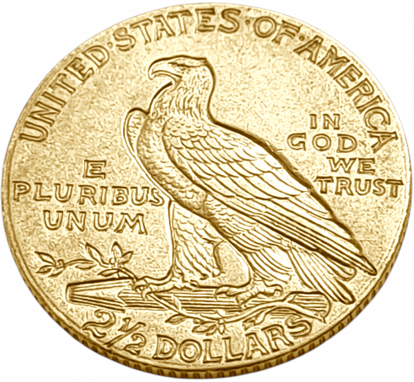 картинка США. 2 1/2 Доллара 1911 г. Золото. 4.18 г*0.900 0.121 oz. от магазина Одежда+ 2