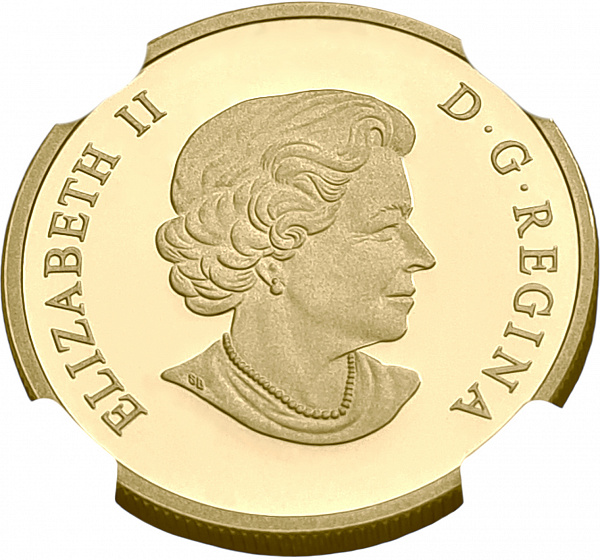 картинка Канада. 200 Долларов 2014г. Золото. 31.11 г*0.999 1.0 oz. ТИРАЖ 350 ЭКЗ! СЛАБ NGC PF 70 ULTRA CAMEO! от магазина Одежда+ 2